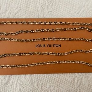 Louis Vuitton Felicie Gold Chain (authentic, and original) NWoT